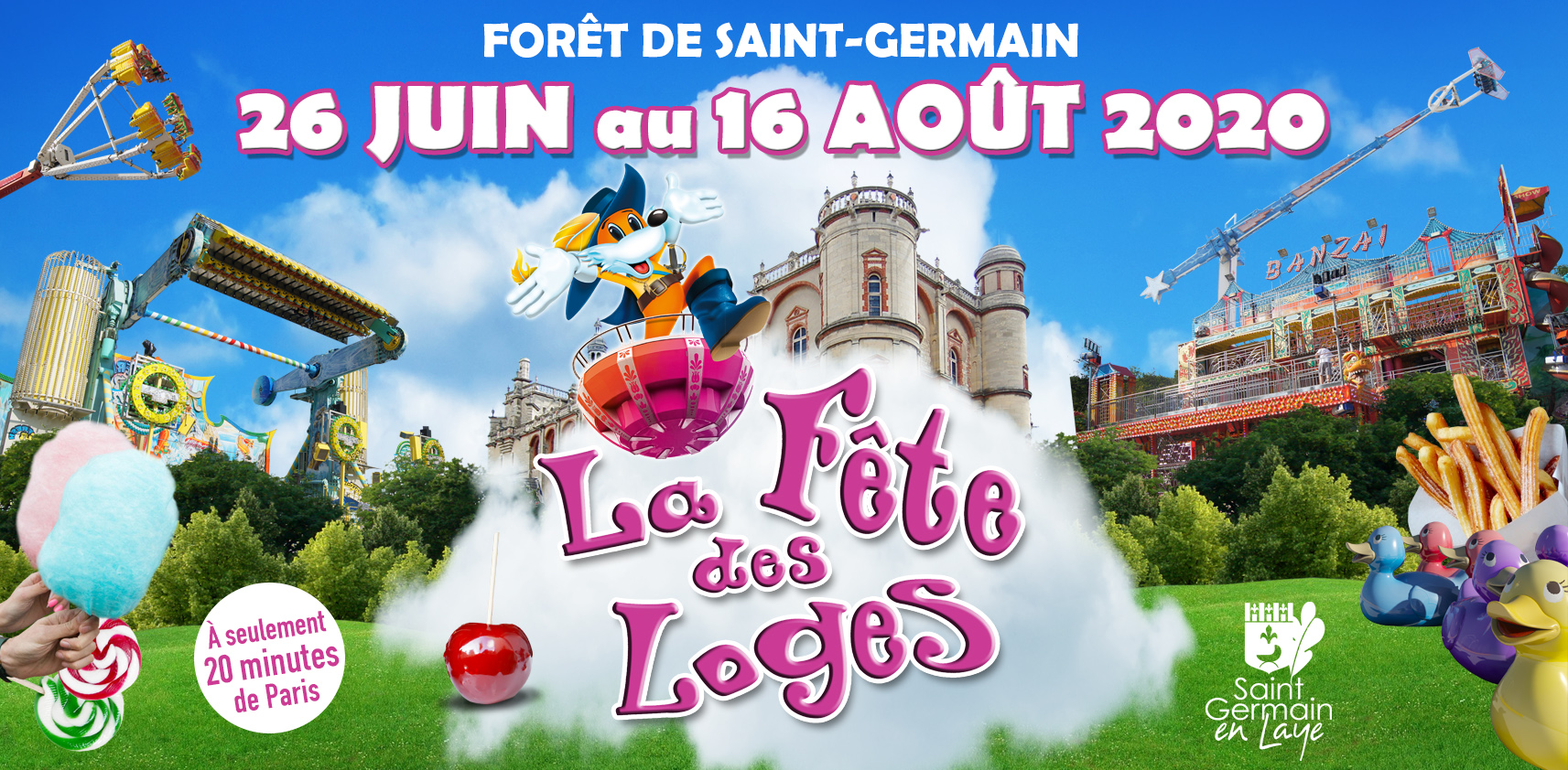 Official website of La Fête des Loges - Fun fair in Saint-Germain-en-Laye